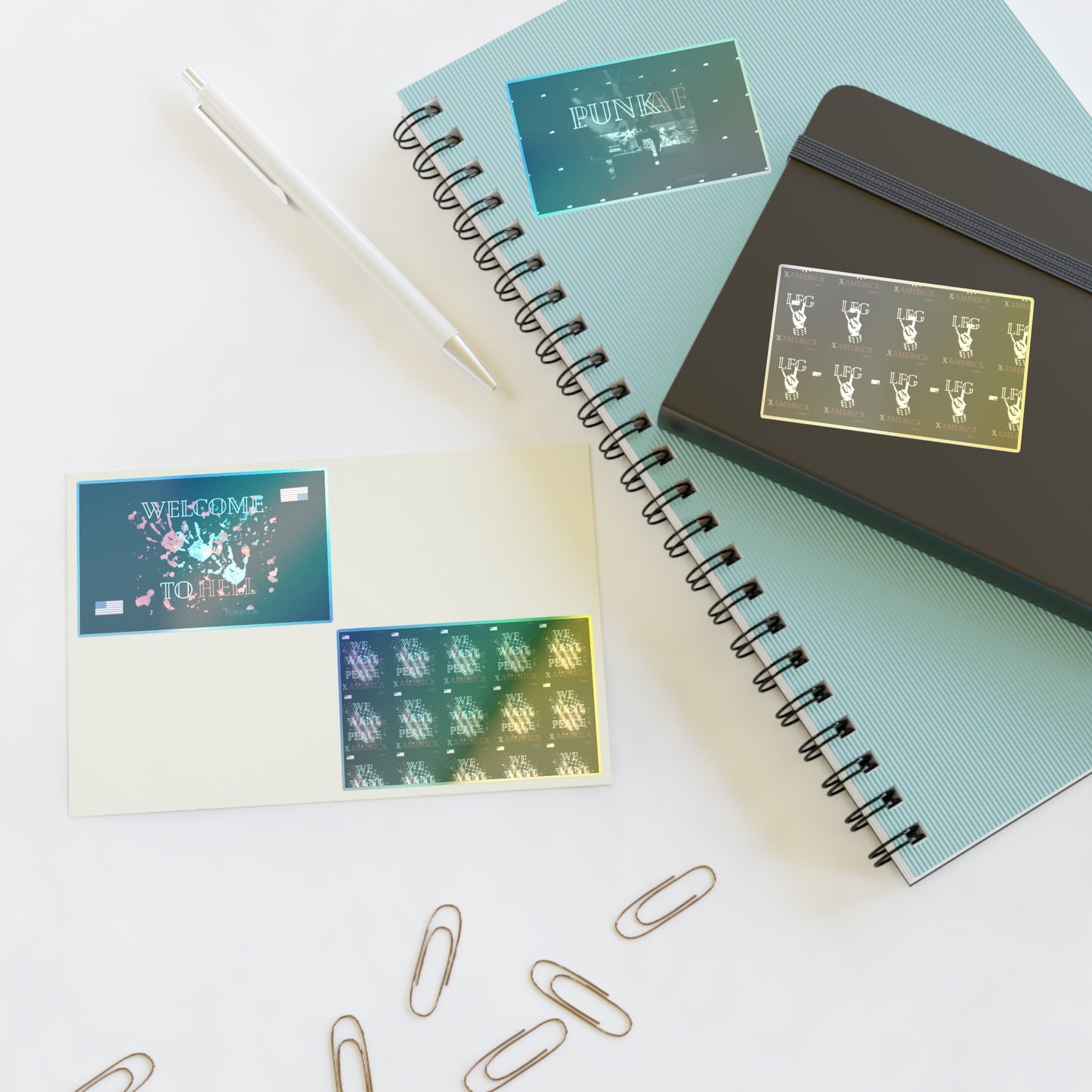 Punk Rock Sticker Sheets, This sticker feeds one punk (me)