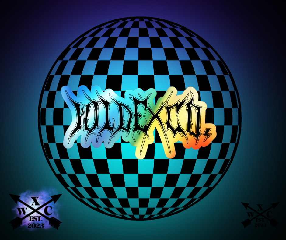 Holographic Die-Cut Logo Sticker WILDEX CO.