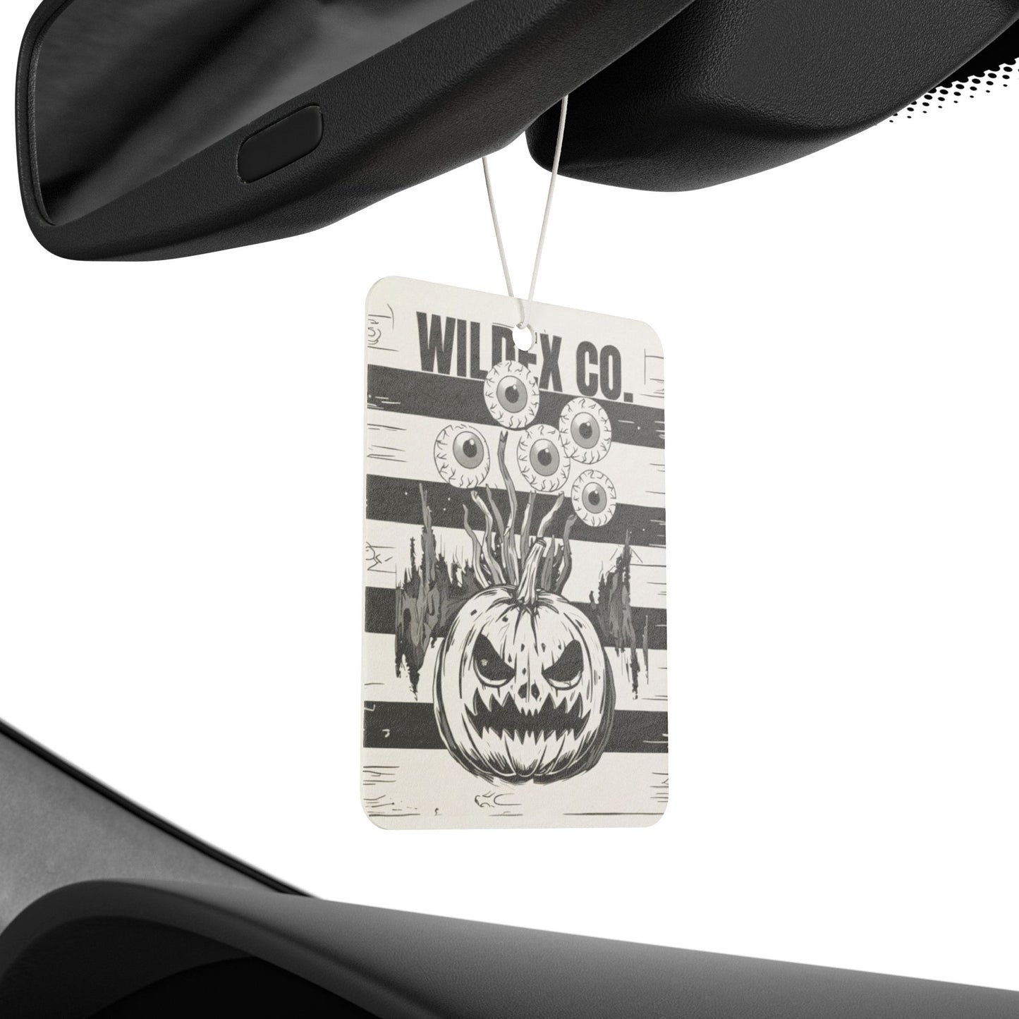 Pumpkin Eyes Car Air Freshener | Fall Scented Decor, Seasonal Gift for Home, Halloween Decoration, Car Accessories
