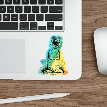 Holographic a Flying Flock- Sticker