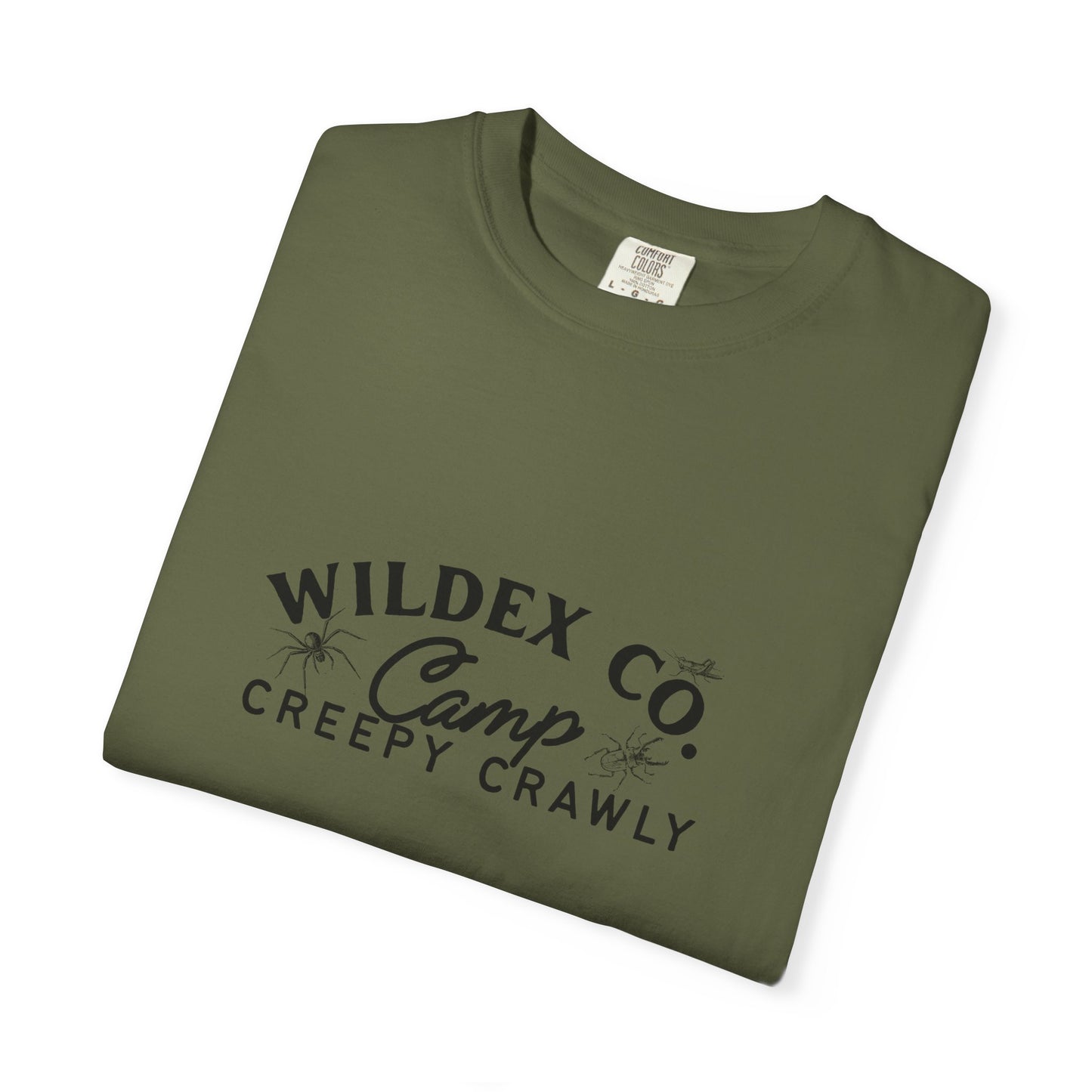 Creepy Crawly Camp T-Shirt | Unisex Garment-Dyed Tee, Outdoor Adventure Shirt, Camping Apparel, Gift for Nature Lovers, Summer Fun Tee