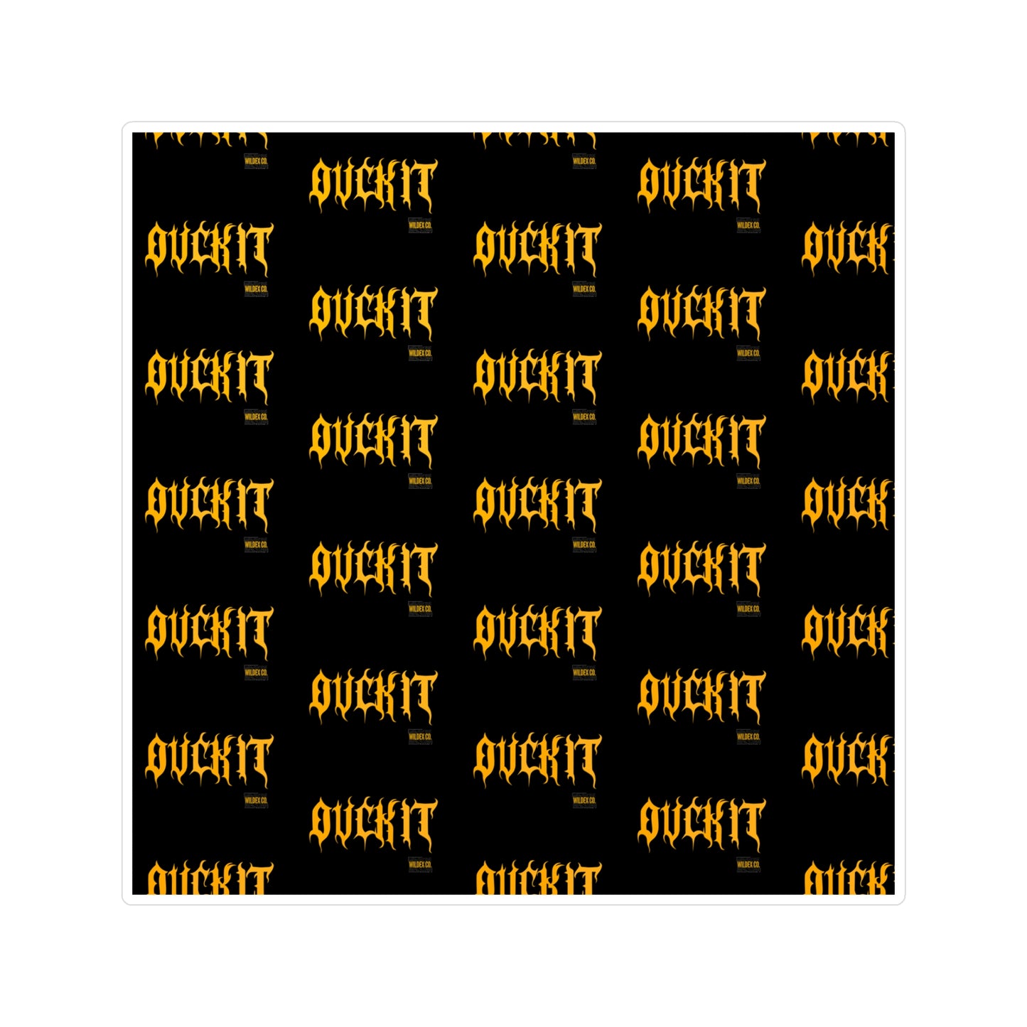 WildEx Co. Duck It Vinyl Kiss-Cut Stickers