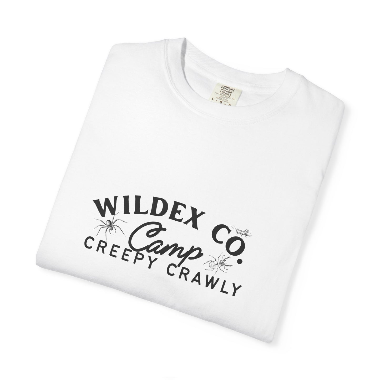 Creepy Crawly Camp T-Shirt | Unisex Garment-Dyed Tee, Outdoor Adventure Shirt, Camping Apparel, Gift for Nature Lovers, Summer Fun Tee