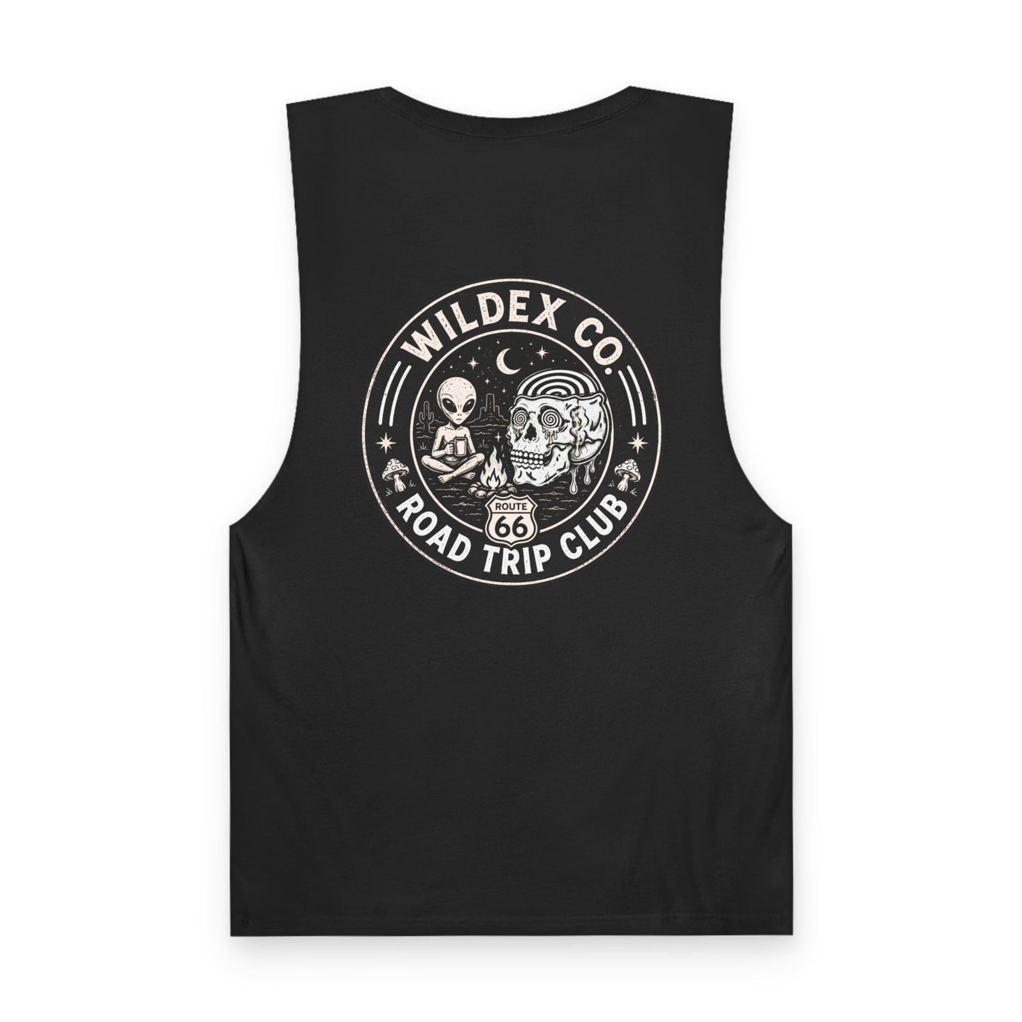 Alien Road Trip Tank Top — Wildex Co. Retro Route 66 Sleeveless Tee