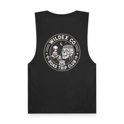 Alien Road Trip Tank Top — Wildex Co. Retro Route 66 Sleeveless Tee