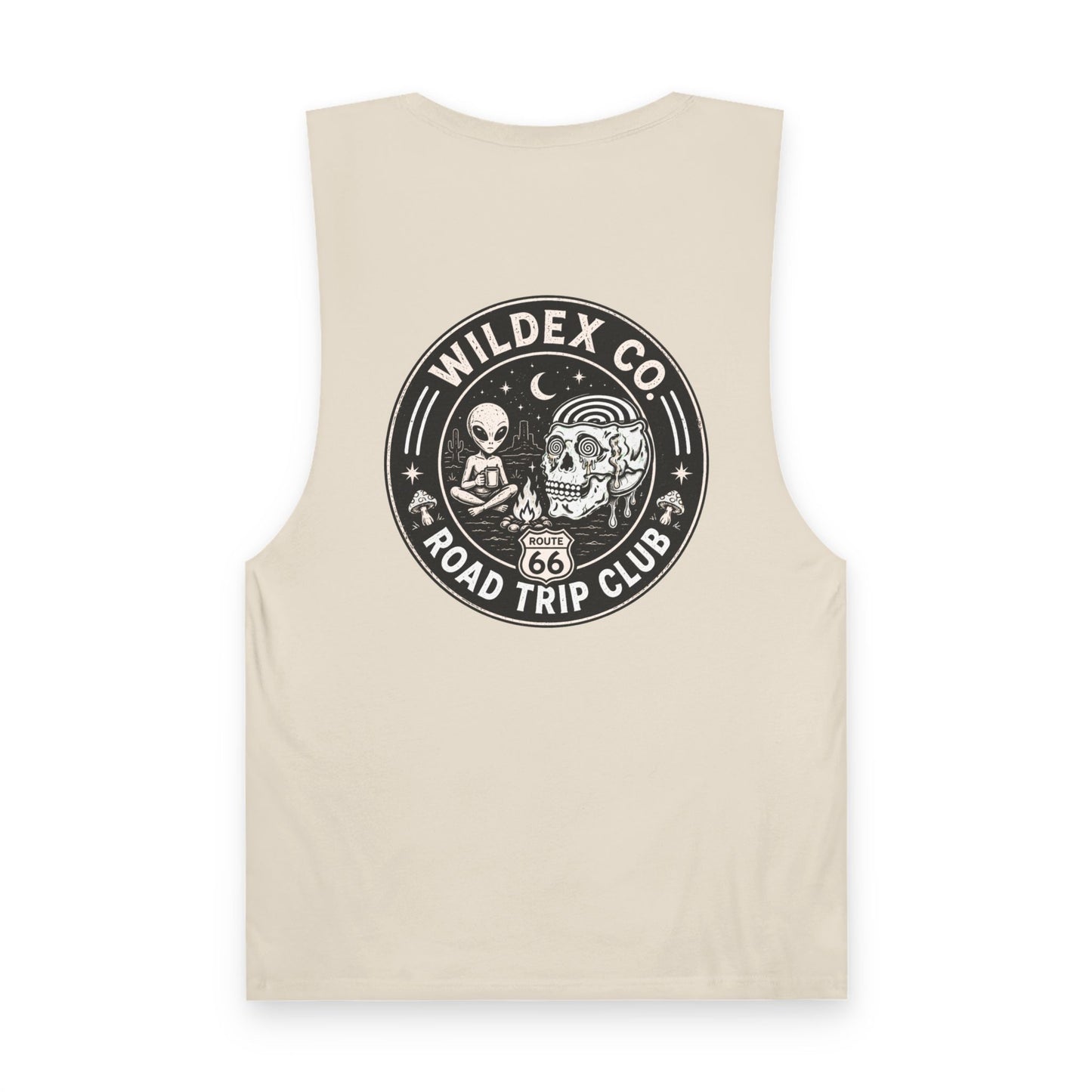 Alien Road Trip Tank Top — Wildex Co. Retro Route 66 Sleeveless Tee