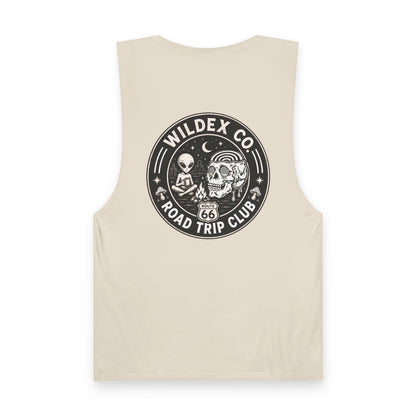 Alien Road Trip Tank Top — Wildex Co. Retro Route 66 Sleeveless Tee