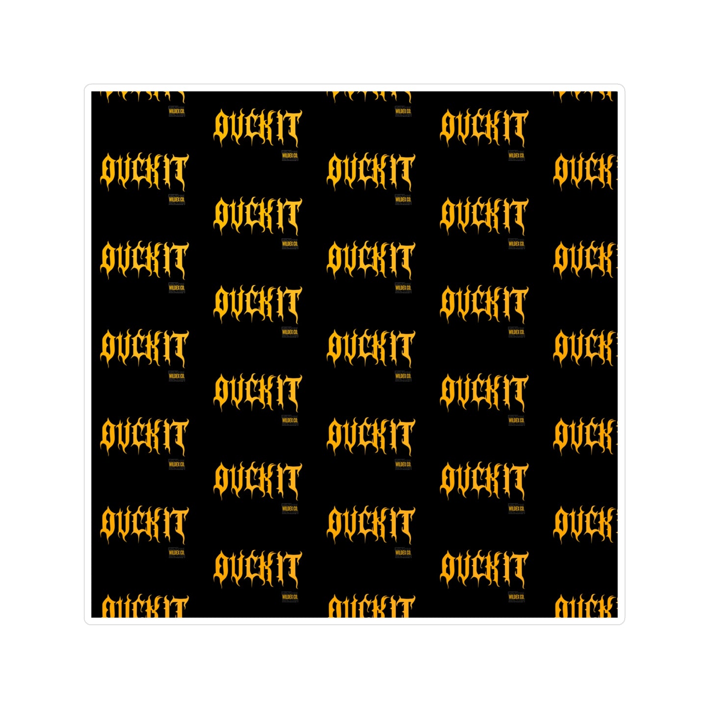 WildEx Co. Duck It Vinyl Kiss-Cut Stickers