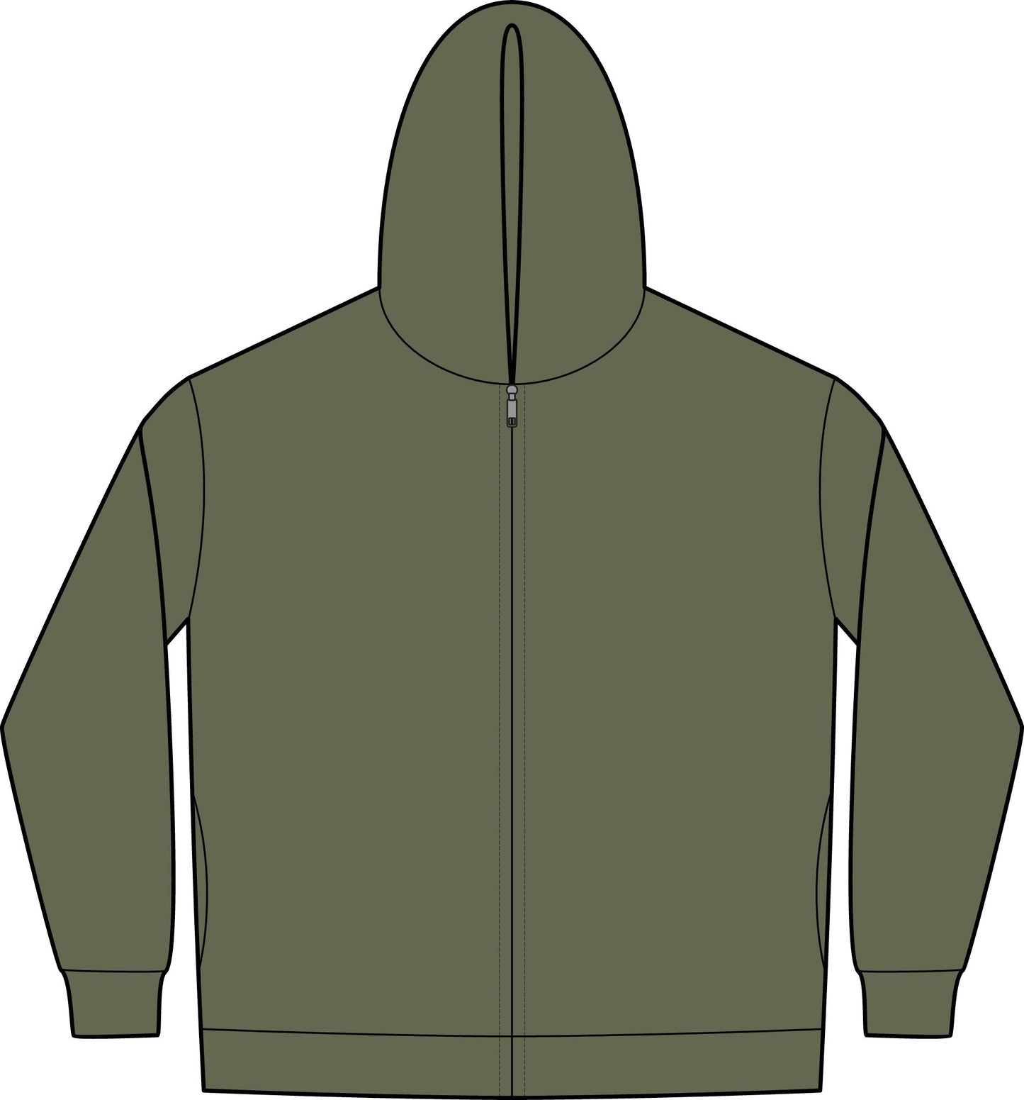 Punk Is Not Dead Graphic Zip Hoodie - WILDEX CO.
