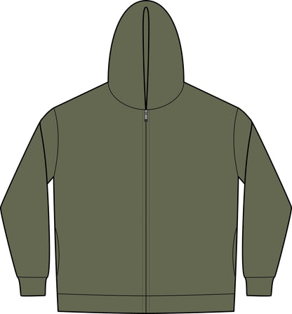 Punk Is Not Dead Graphic Zip Hoodie - WILDEX CO.