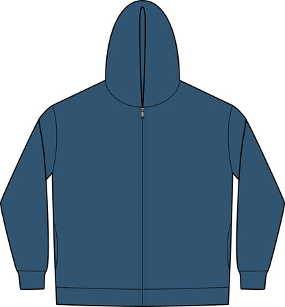 Punk Is Not Dead Graphic Zip Hoodie - WILDEX CO.