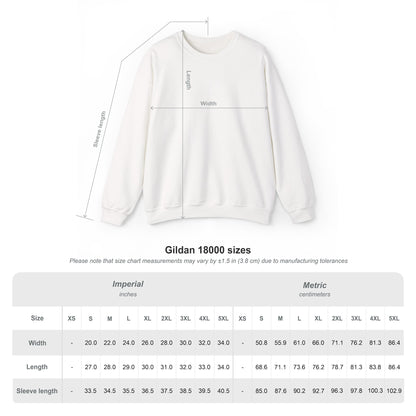 Model wearing Secret Haunt Society 2026 Crewneck Sweatshirt outdoors