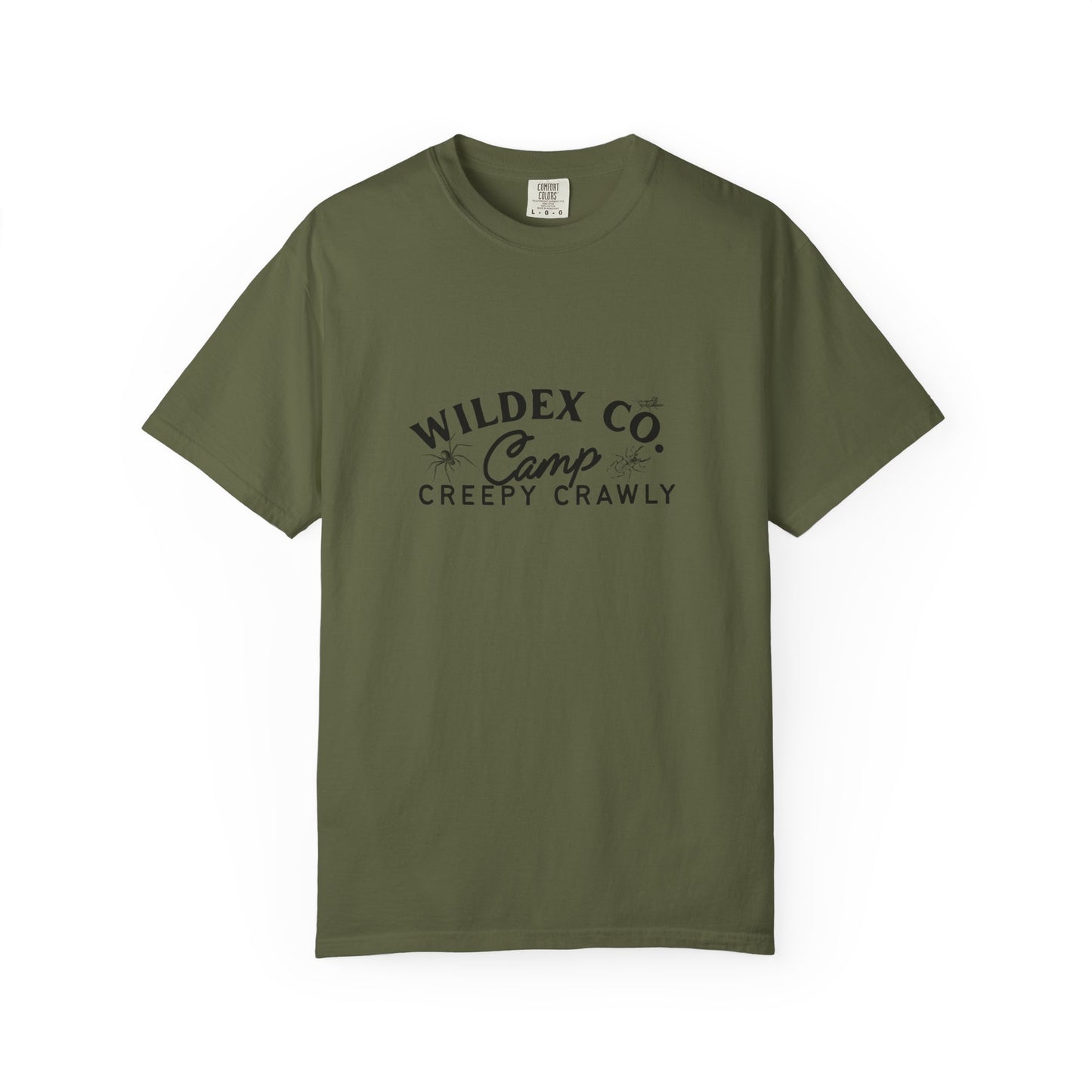 Creepy Crawly Camp T-Shirt | Unisex Garment-Dyed Tee, Outdoor Adventure Shirt, Camping Apparel, Gift for Nature Lovers, Summer Fun Tee
