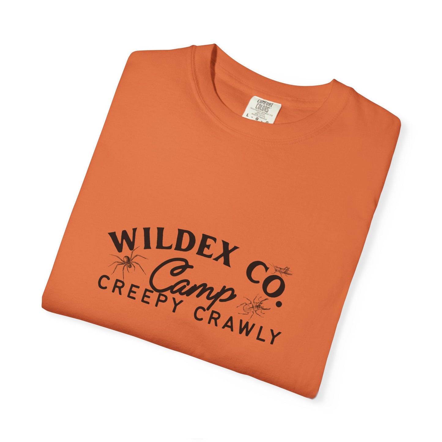 Creepy Crawly Camp T-Shirt | Unisex Garment-Dyed Tee, Outdoor Adventure Shirt, Camping Apparel, Gift for Nature Lovers, Summer Fun Tee