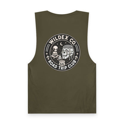 Alien Road Trip Tank Top — Wildex Co. Retro Route 66 Sleeveless Tee