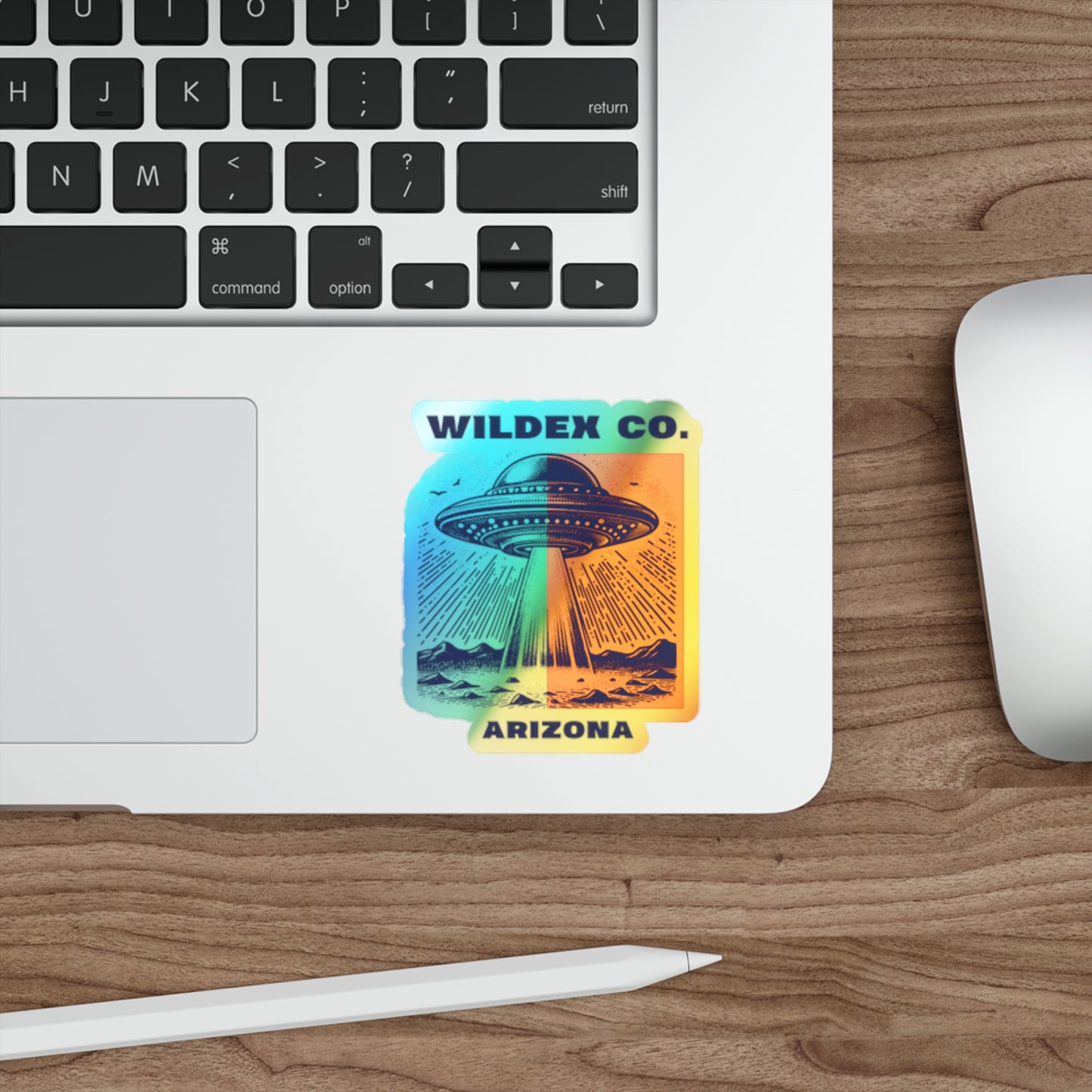WildEx Co. Sticker - Holographic Arizona Alien