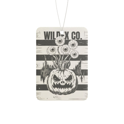 Pumpkin Eyes Car Air Freshener | Fall Scented Decor, Seasonal Gift for Home, Halloween Decoration, Car Accessories