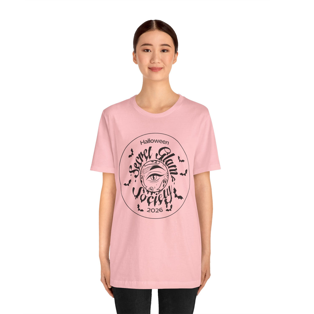 Classic Unisex Jersey Short Sleeve Tee in casual setting