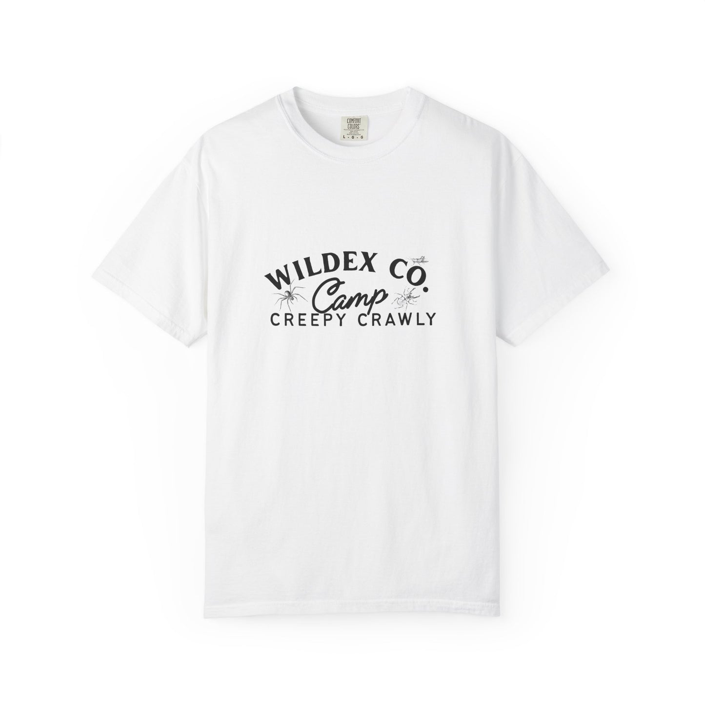 Creepy Crawly Camp T-Shirt | Unisex Garment-Dyed Tee, Outdoor Adventure Shirt, Camping Apparel, Gift for Nature Lovers, Summer Fun Tee