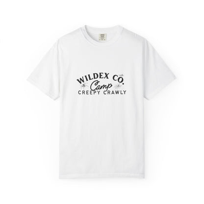 Creepy Crawly Camp T-Shirt | Unisex Garment-Dyed Tee, Outdoor Adventure Shirt, Camping Apparel, Gift for Nature Lovers, Summer Fun Tee