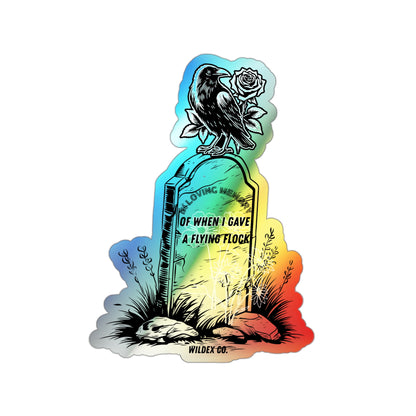 Holographic a Flying Flock- Sticker