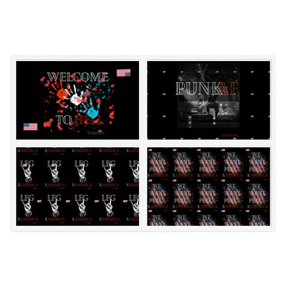 Punk Rock Sticker Sheets, This sticker feeds one punk (me)