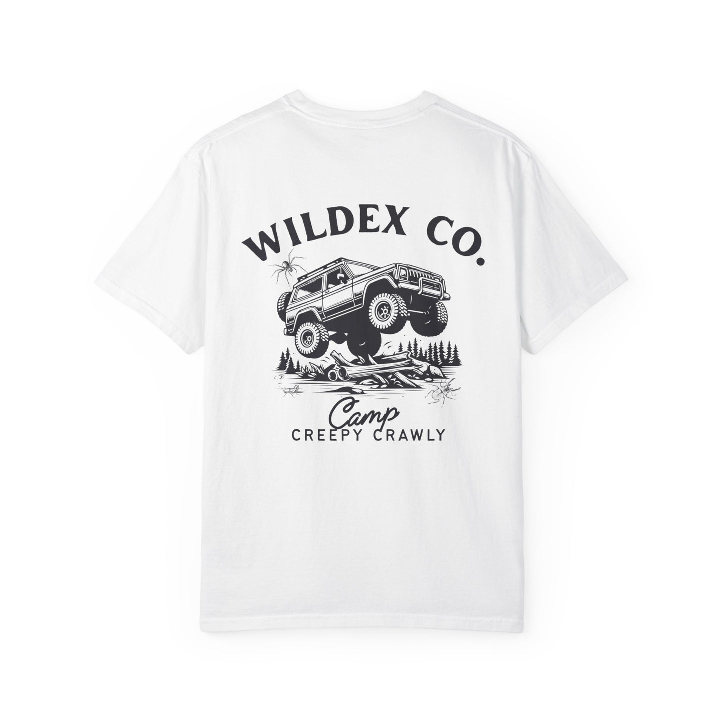 Creepy Crawly Camp T-Shirt | Unisex Garment-Dyed Tee, Outdoor Adventure Shirt, Camping Apparel, Gift for Nature Lovers, Summer Fun Tee