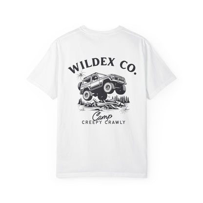Creepy Crawly Camp T-Shirt | Unisex Garment-Dyed Tee, Outdoor Adventure Shirt, Camping Apparel, Gift for Nature Lovers, Summer Fun Tee
