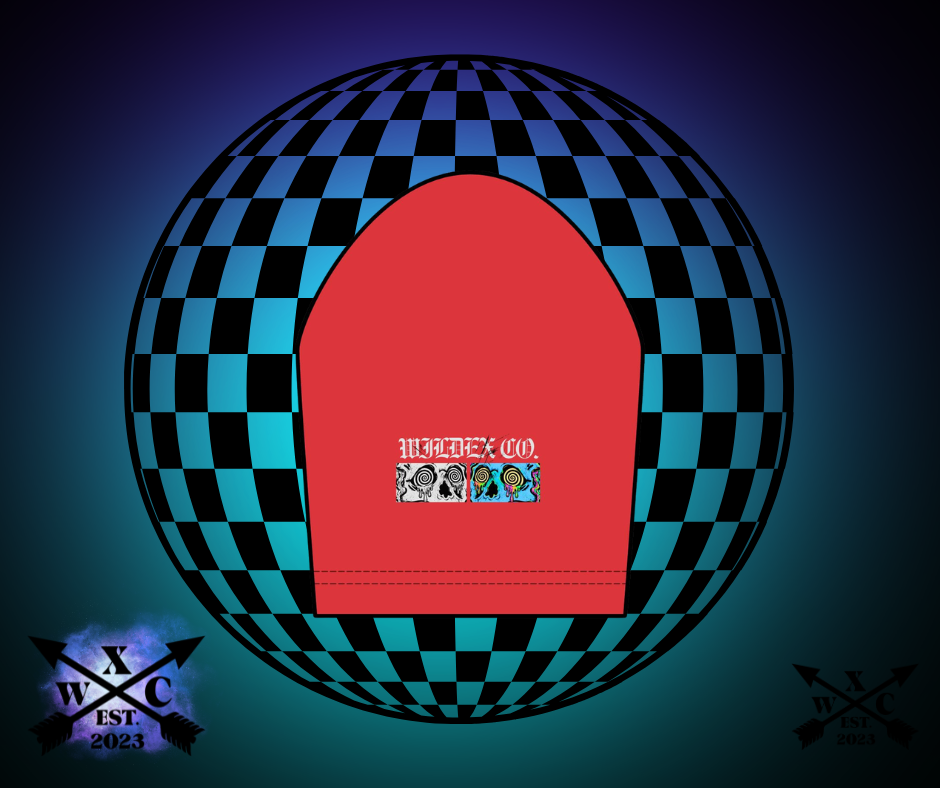 Road Trip Skull T-Shirt — Half Psychedelic / Half Skull Vintage Graphic