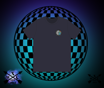Road Trip Skull T-Shirt — Half Psychedelic / Half Skull Vintage Graphic