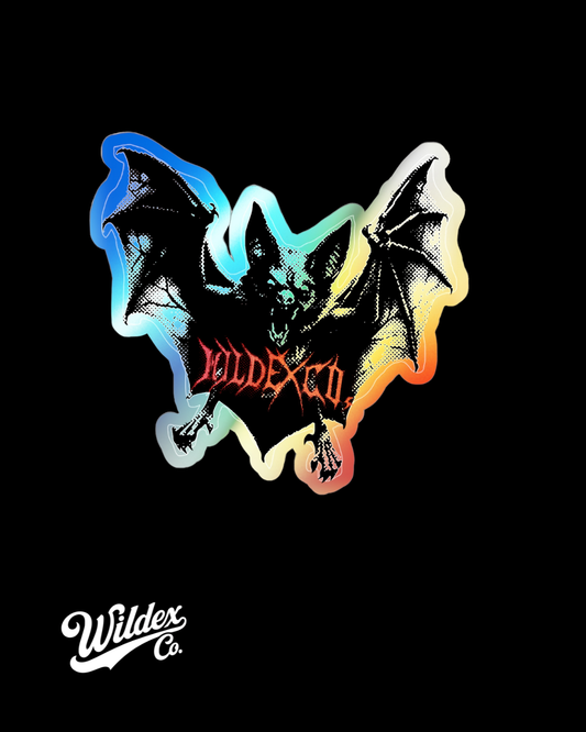 Night Creature Holographic Bat Sticker | WILDEX CO.