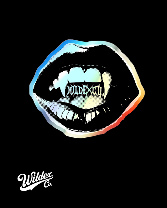 Talk Back Holographic Lips Sticker | WILDEX CO.
