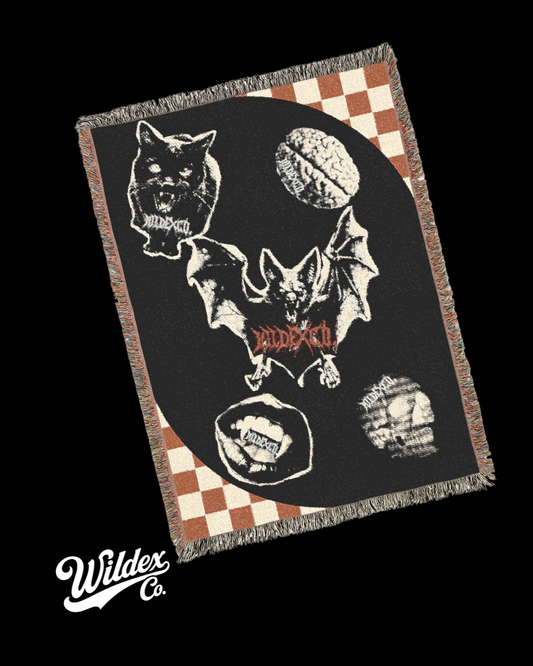 Woven Blanket Night Creature | WILDEX CO.