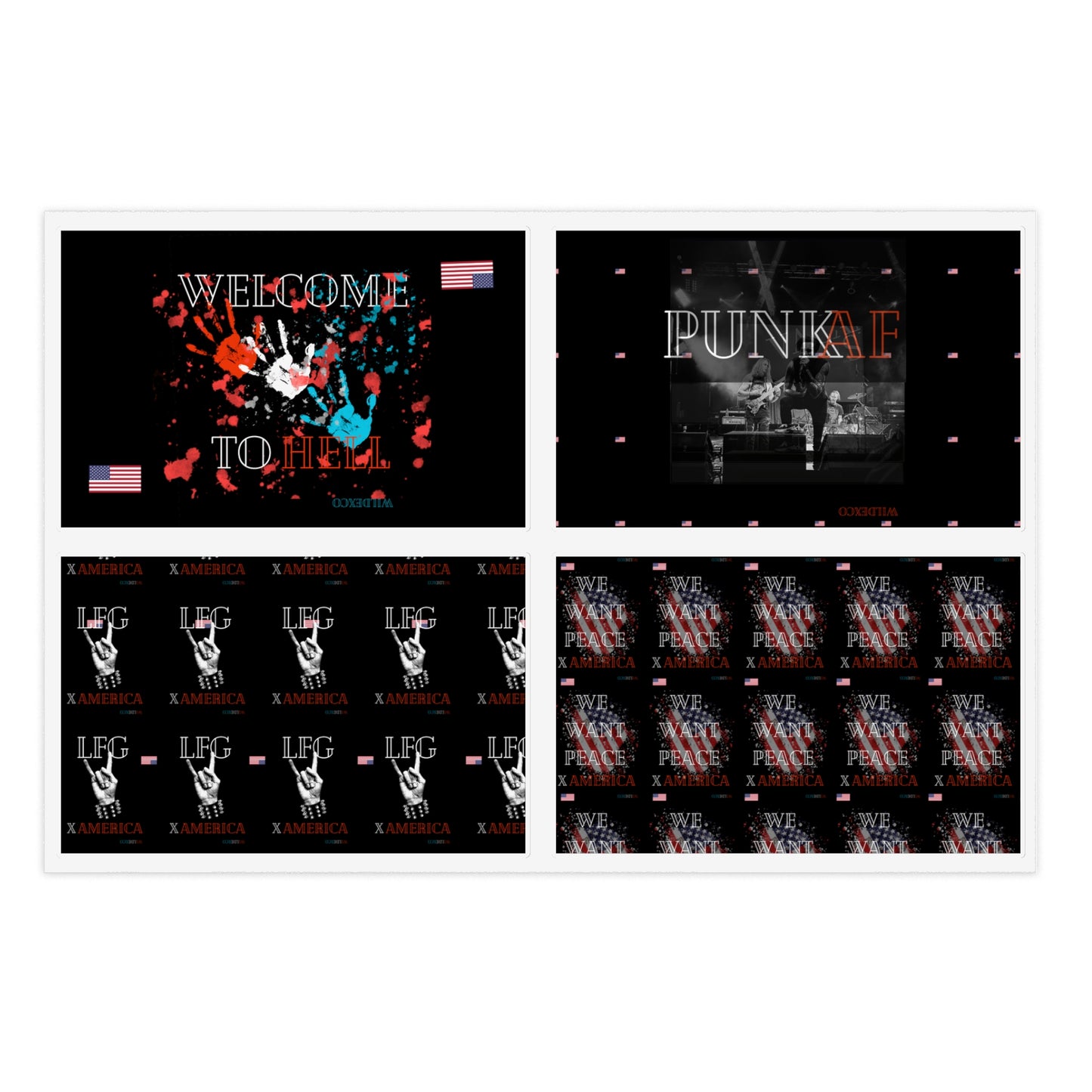 Punk Rock Sticker Sheets, This sticker feeds one punk (me)