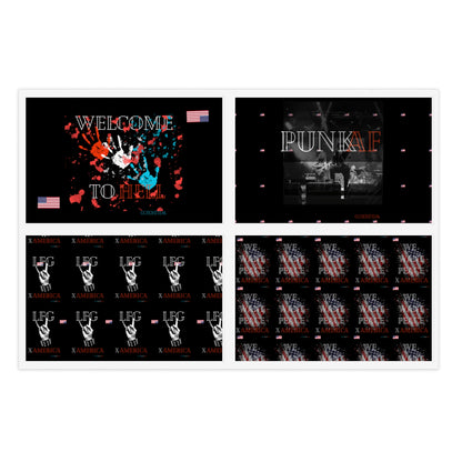 Punk Rock Sticker Sheets, This sticker feeds one punk (me)