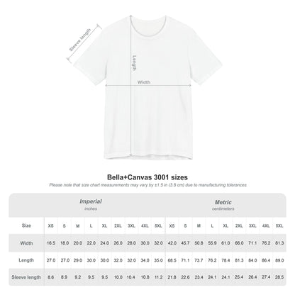 Classic Unisex Jersey Short Sleeve Tee fabric texture