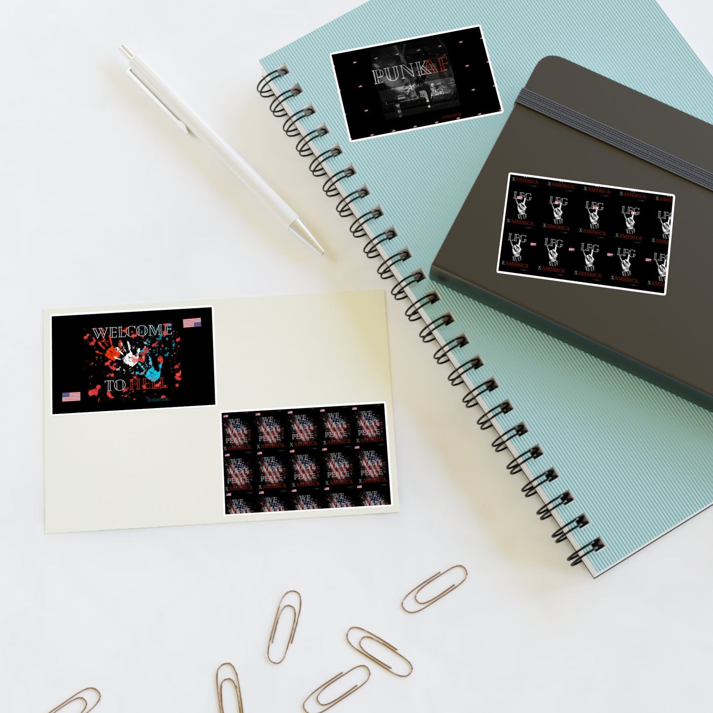 Punk Rock Sticker Sheets, This sticker feeds one punk (me)