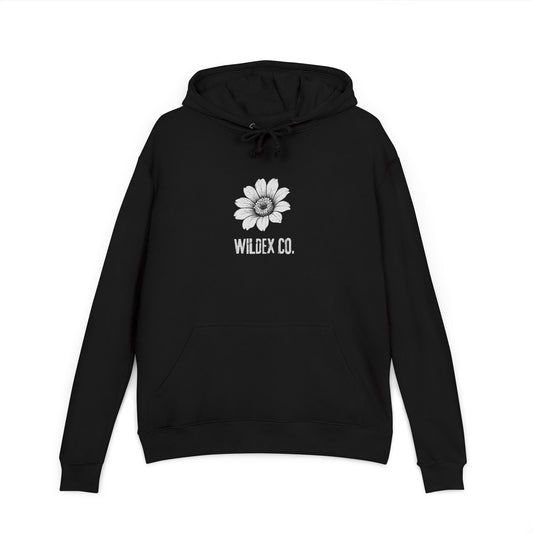 Stylish Unisex French Terry Hoodie with Floral and Pumpkin Designs, Cozy Sweatshirt for Fall, Halloween, Casual Wear, Gift Idea