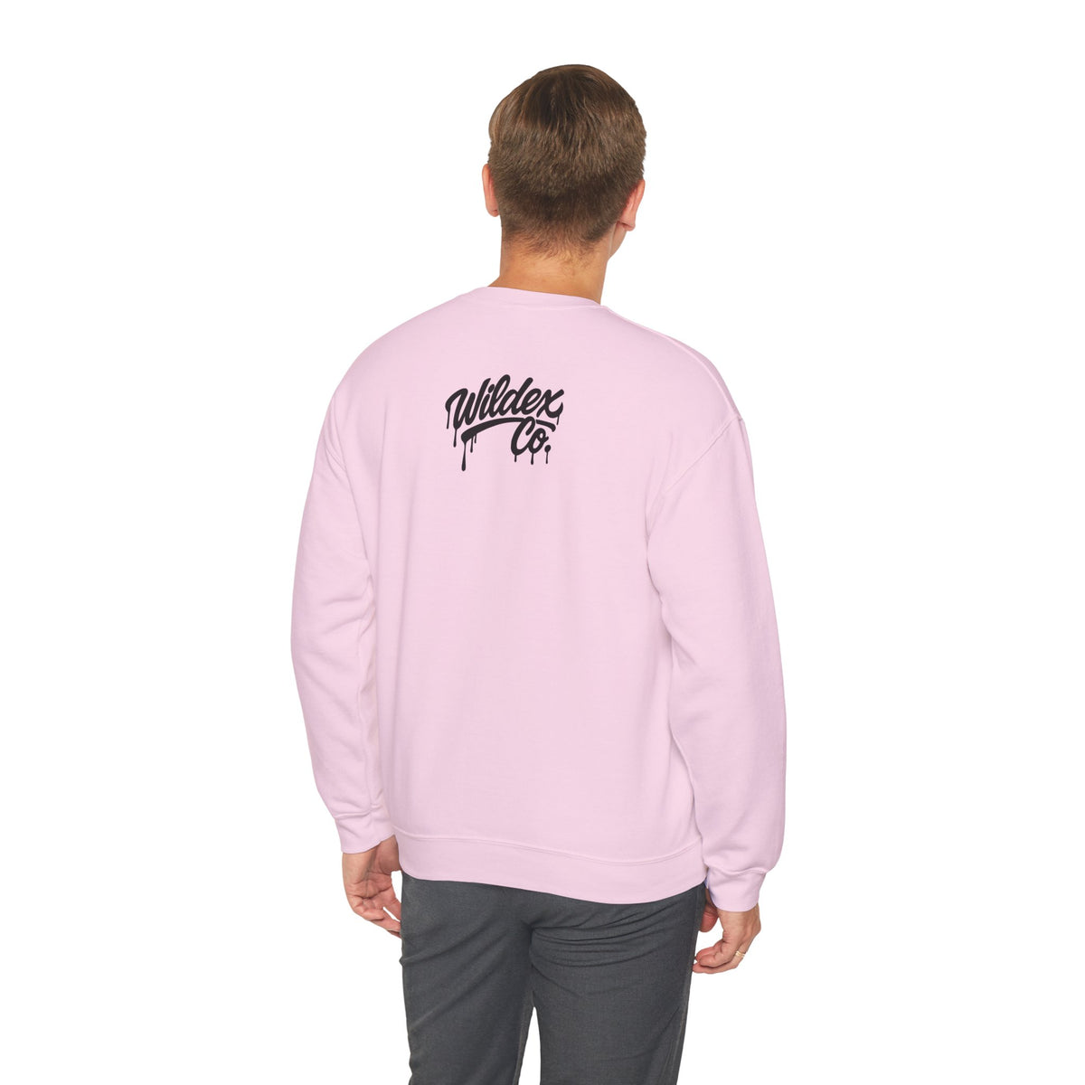 Detail of ribbed cuffs on Secret Haunt Society 2026 Crewneck Sweatshirt