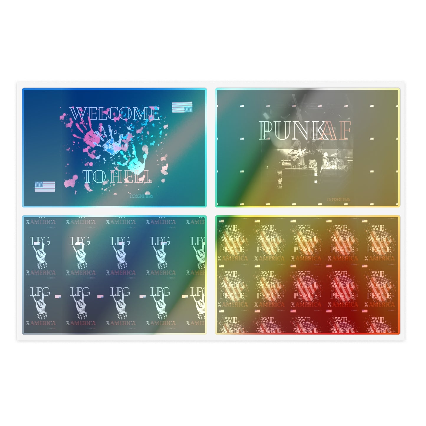 Punk Rock Sticker Sheets, This sticker feeds one punk (me)