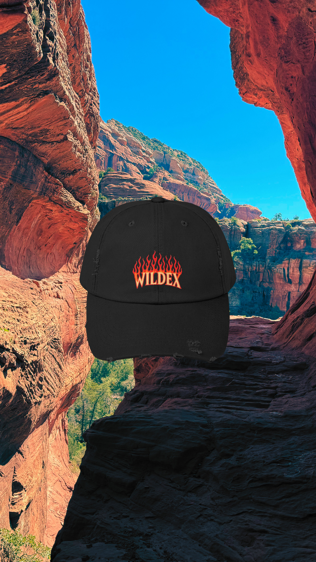 Wildex Distressed Cap | Stylish Summer Hat, Casual Wear, Gift for Him/Her, Outdoor Activities, Festival Fashion