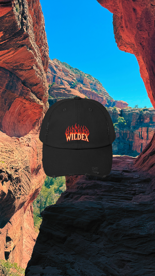 Wildex Distressed Cap | Stylish Summer Hat, Casual Wear, Gift for Him/Her, Outdoor Activities, Festival Fashion