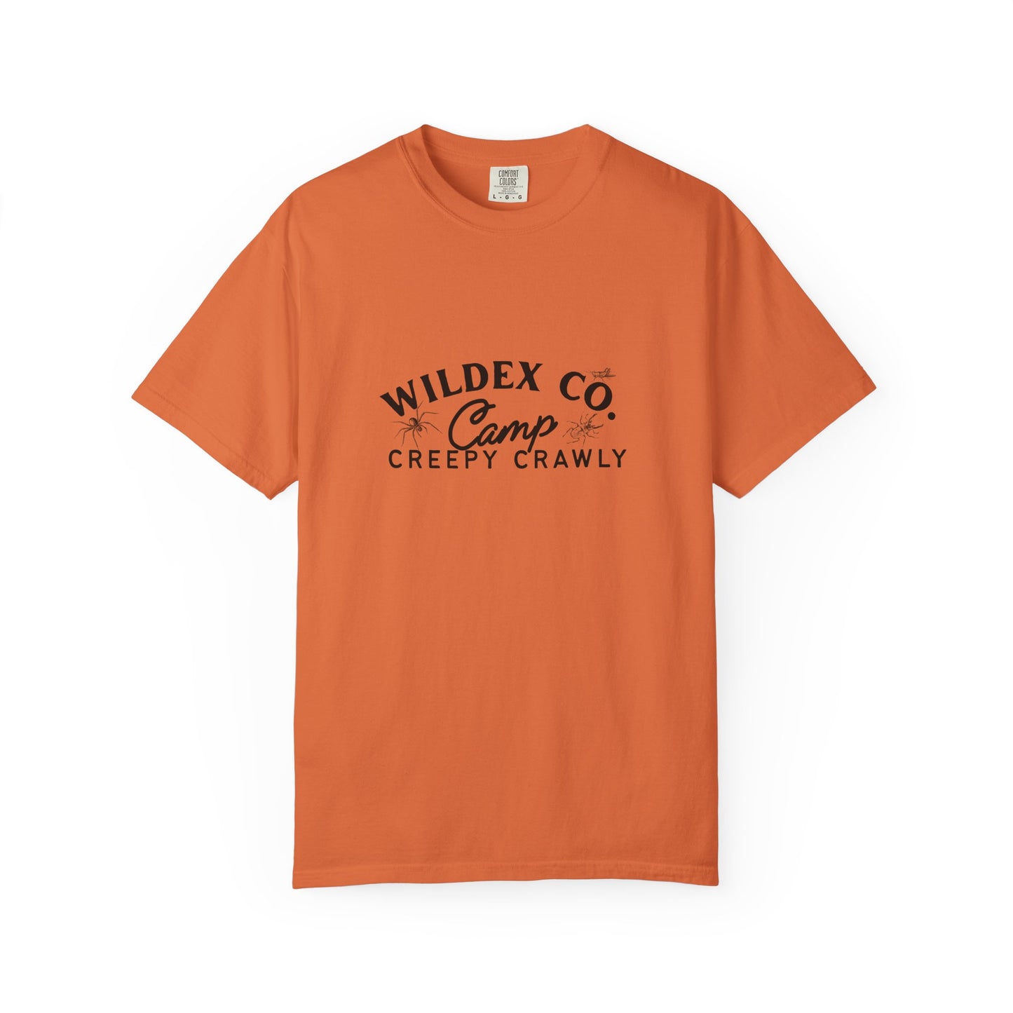 Creepy Crawly Camp T-Shirt | Unisex Garment-Dyed Tee, Outdoor Adventure Shirt, Camping Apparel, Gift for Nature Lovers, Summer Fun Tee