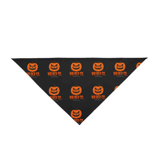 Halloween Pet Bandana - Spooky Design for Dogs and Cats, Fall Pet Accessory, Trick or Treat, Seasonal Dog Gear, Pet Costume