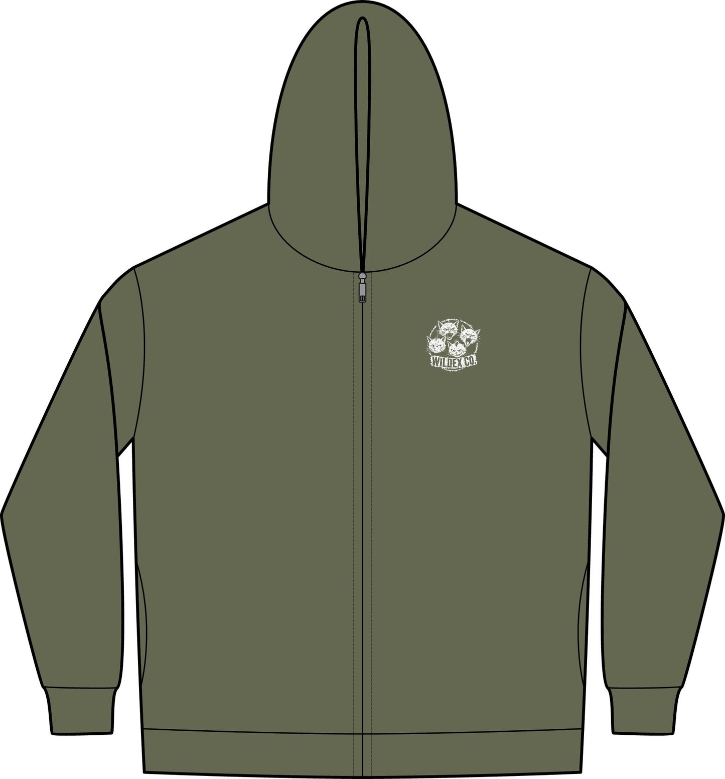 Punk Is Not Dead Graphic Zip Hoodie - WILDEX CO.