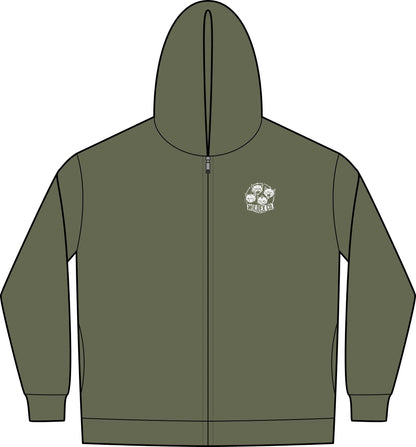 Punk Is Not Dead Graphic Zip Hoodie - WILDEX CO.