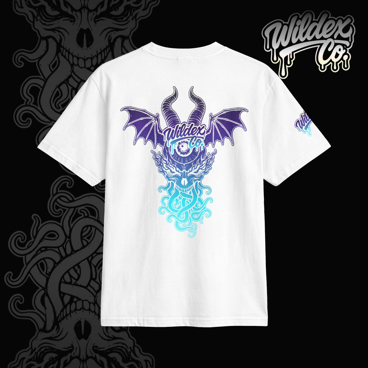 Winged Cthulhu Graphic T-Shirt | WILDEX CO.