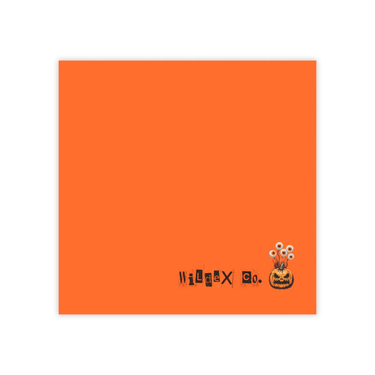 Halloween-Themed Post-it® Note Pads, Cute Sticky Notes for Planning, Pumpkin Decor, Office Supplies, Holiday Gifts, Creative Stationery