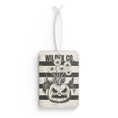 Pumpkin Eyes Car Air Freshener | Fall Scented Decor, Seasonal Gift for Home, Halloween Decoration, Car Accessories